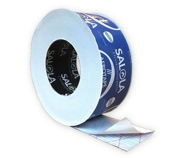 A roll of Solvent-free high quality building tape for air sealing homes