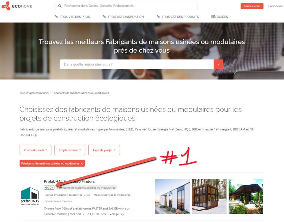 Obtenir une place de choix dans l'annuaire Écohabitation avec une accréditation ECO+