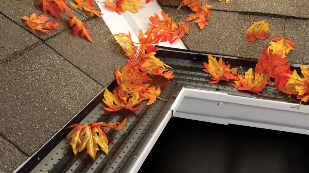 Water pouring over blocked up gutters is a frequent cause of water leaking into basements