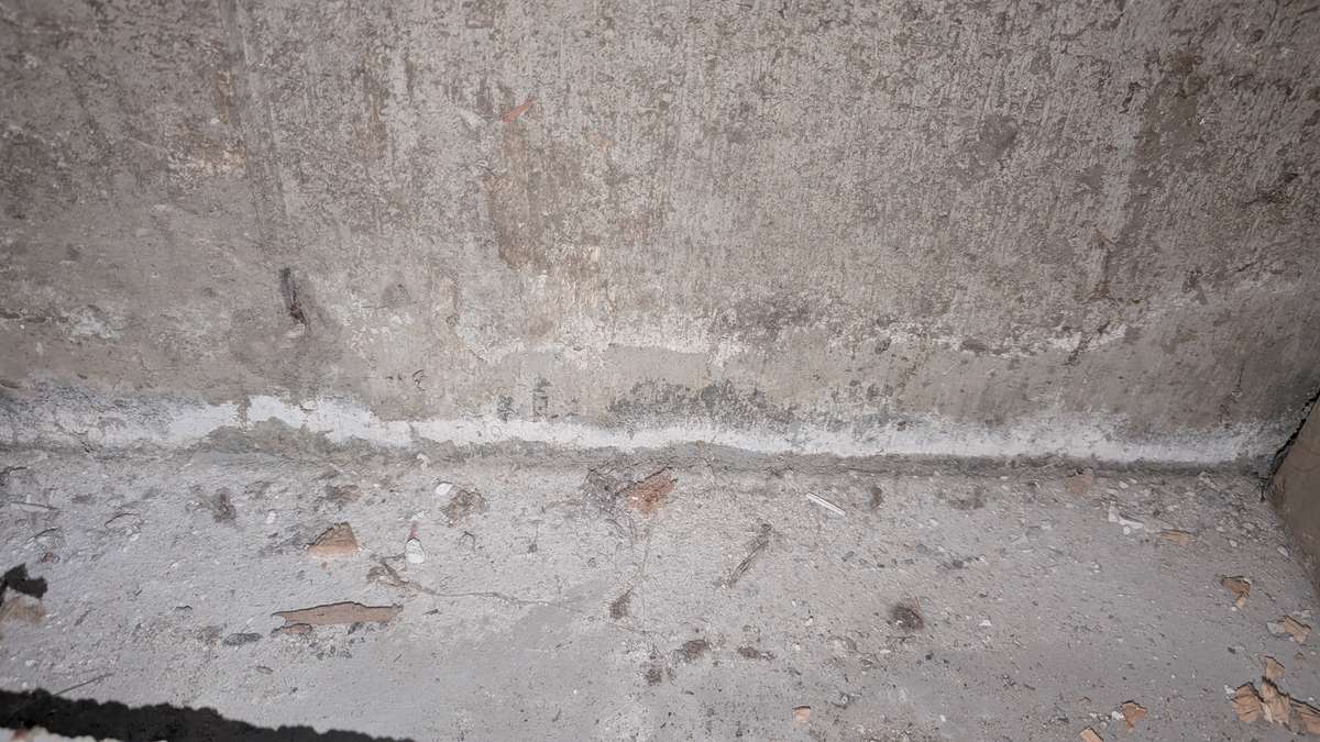 This is the perfect scenario for dealing with water getting into a basement - a bare clean basement with no basement finishing in sight.