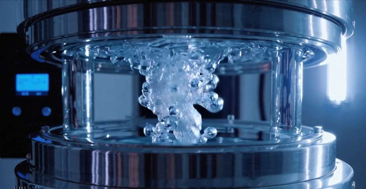 A new generation of cavitation reactor undergoing labaratory testing for clean water making