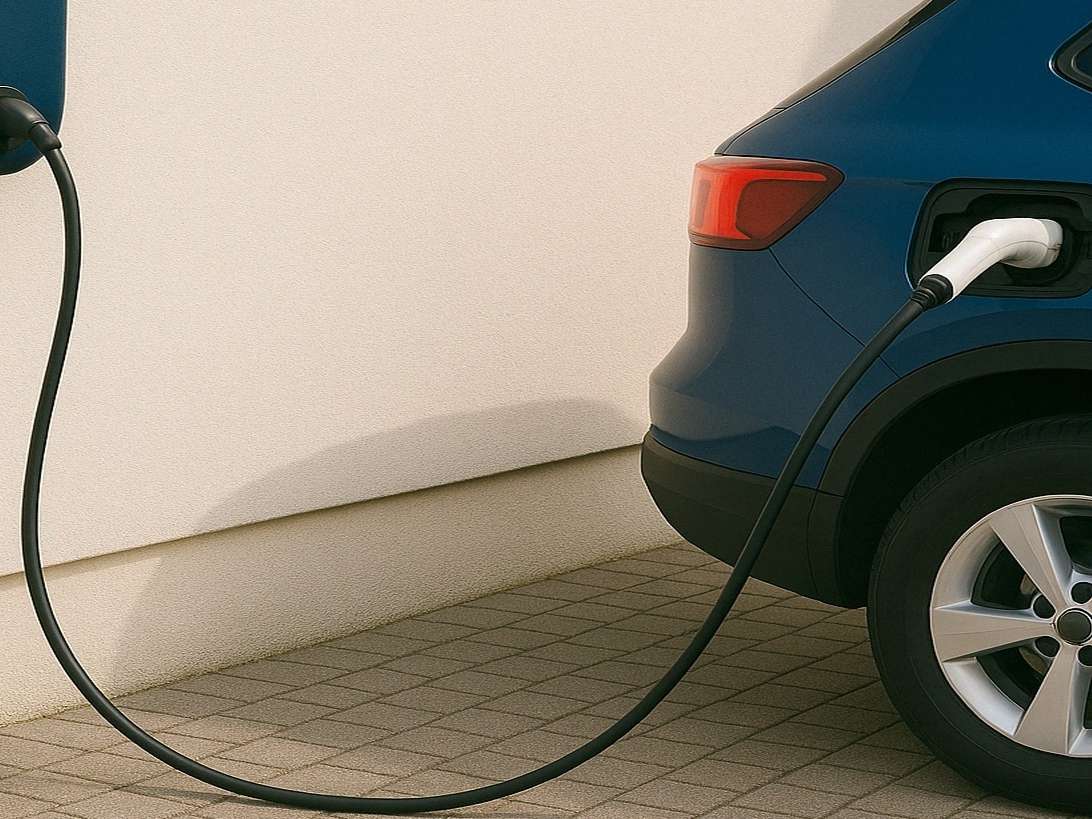 V2H vehicle to home charging during power outage