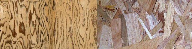 the difference between plywood and OSB